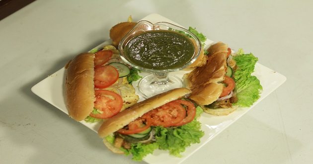 Bahadurabad Bun Kabab