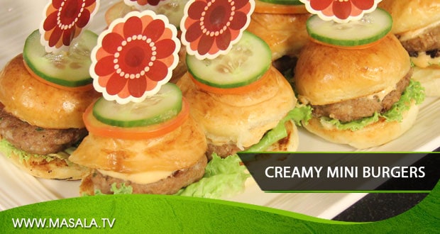 Creamy Mini Burgers