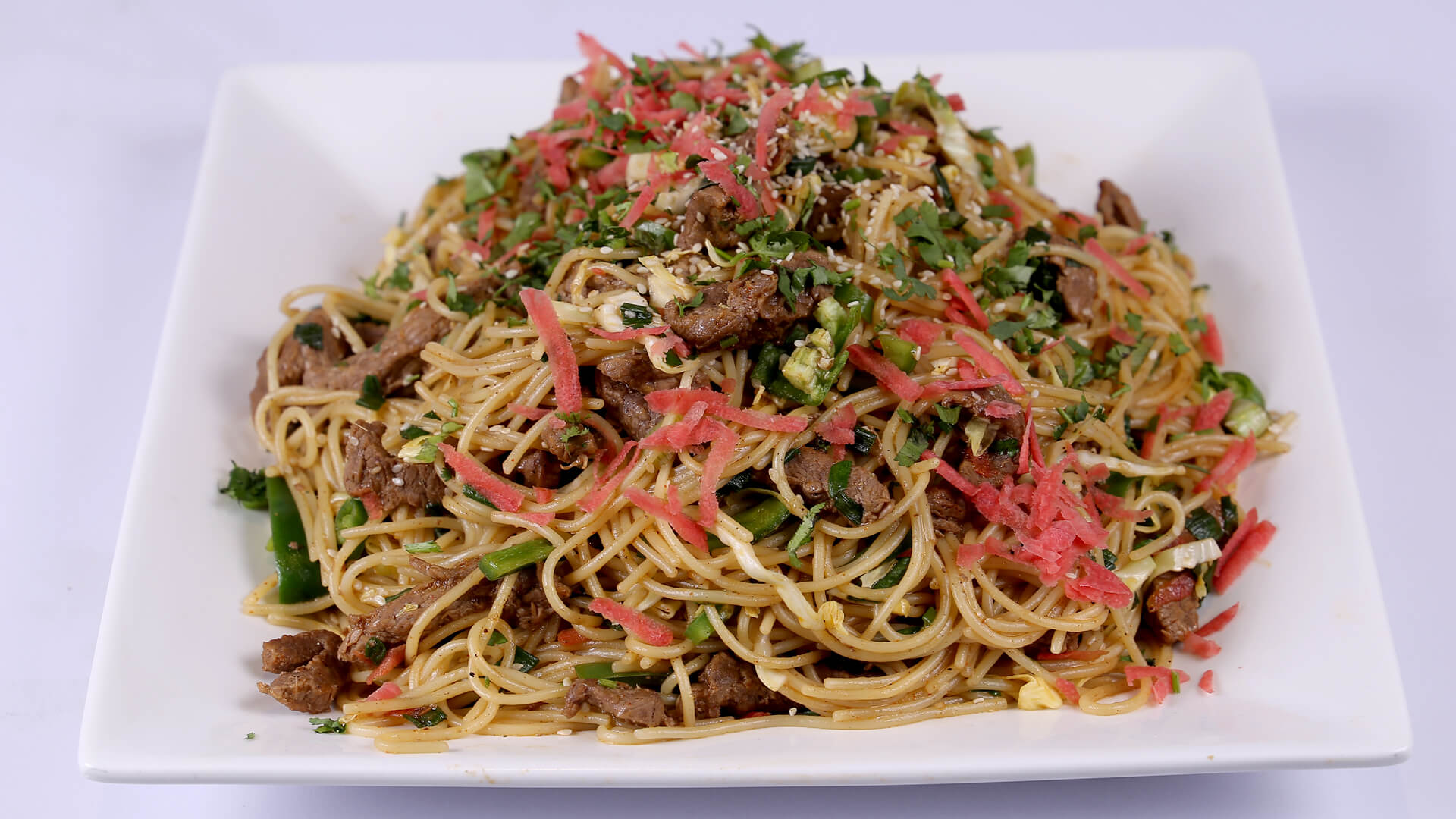 Honey Beef Noodles | Tarka