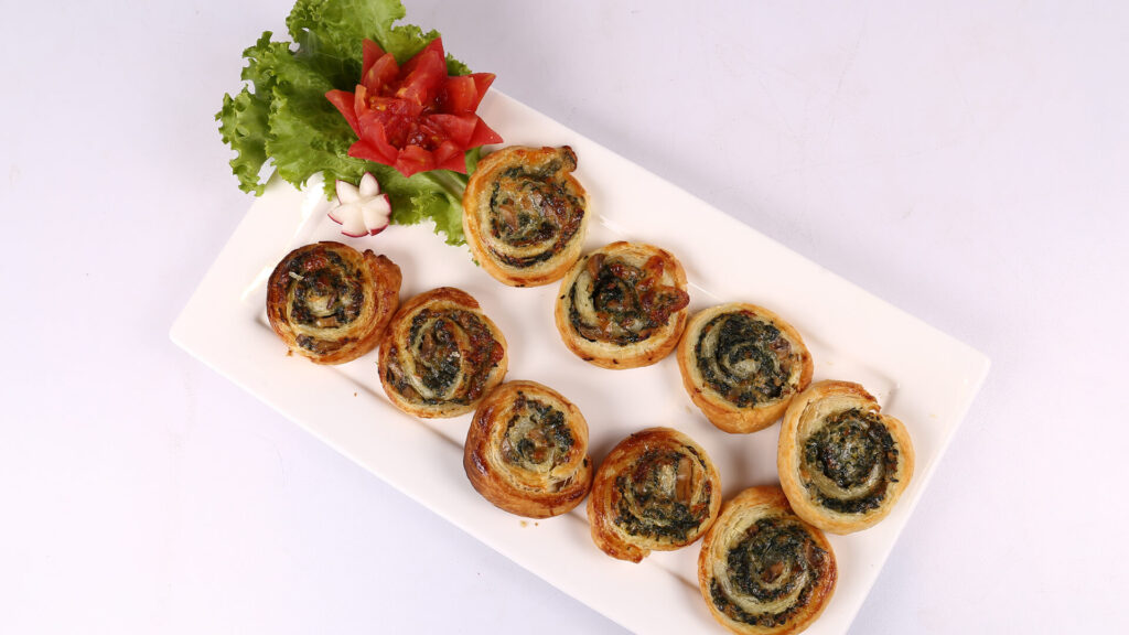 Spinach Mushroom Swirls Recipe