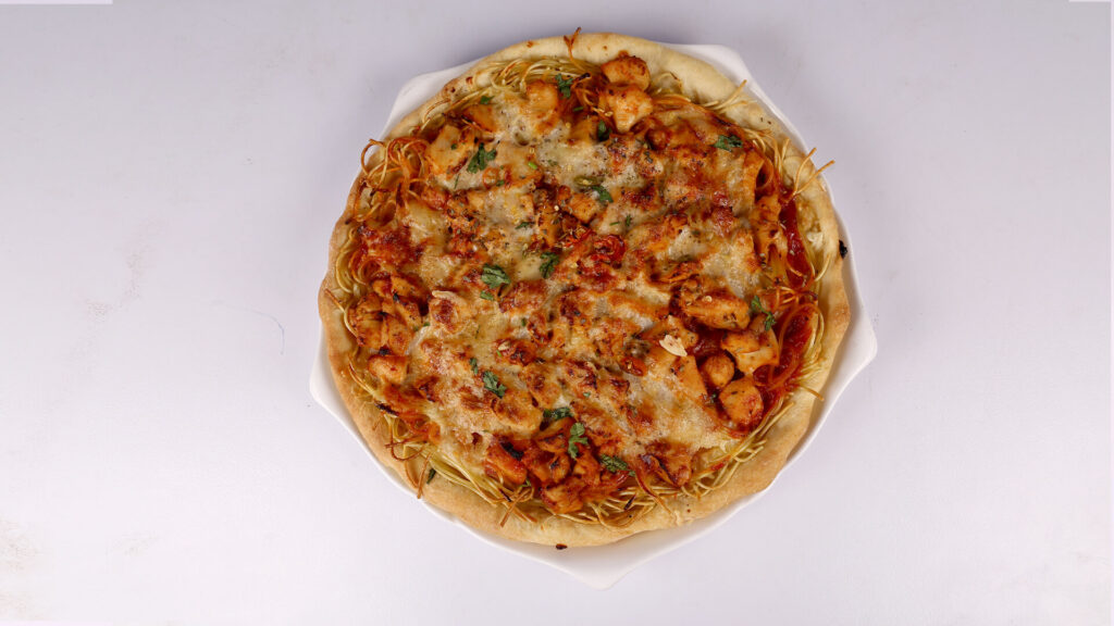 Spaghetti Pizza Pie Recipe