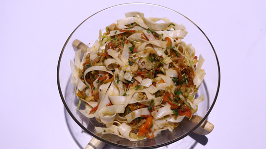 Singaporean Rice Noodles Recipe | Dawat