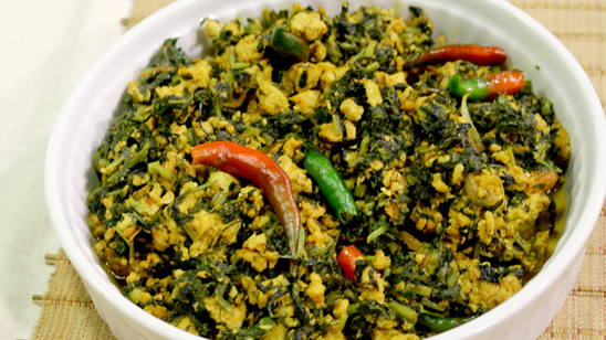 Saag Qeema Recipe | Tarka