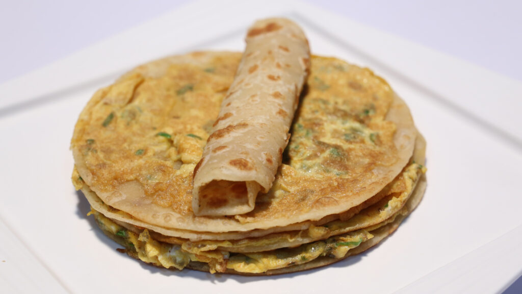 Omelette Paratha Recipe | Lazzat