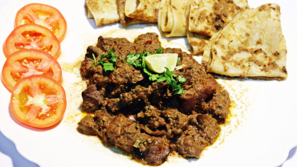 Tawa Kaleji with Paratha Recipe | Flame On Hai