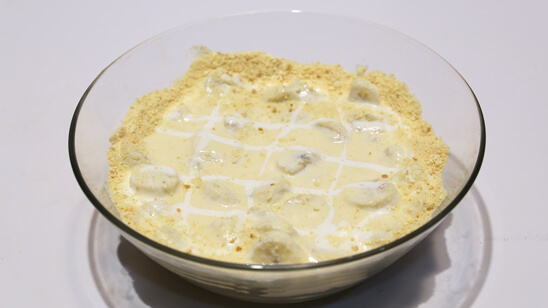 Banana Cream Dessert Recipe | Tarka