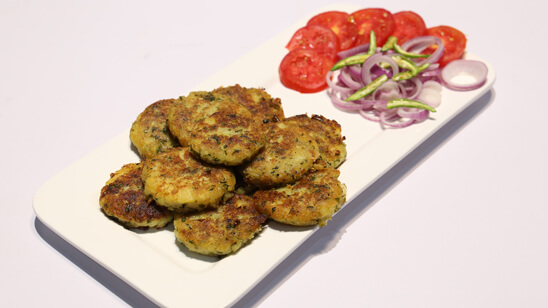 Sindhi Aloo Tikki Recipe | Dawat