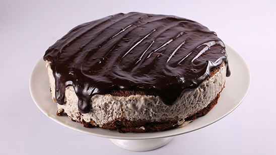 Frozen Mocha Cake With Choc Glaze | Food diaries