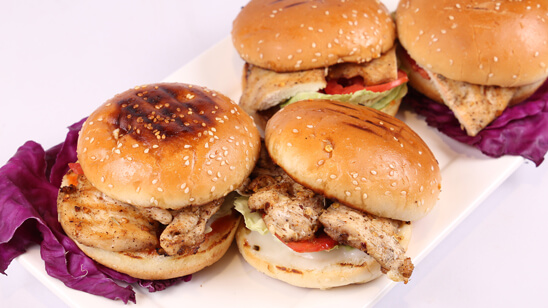 Grilled Chicken Sandwich Recipe | Dawa