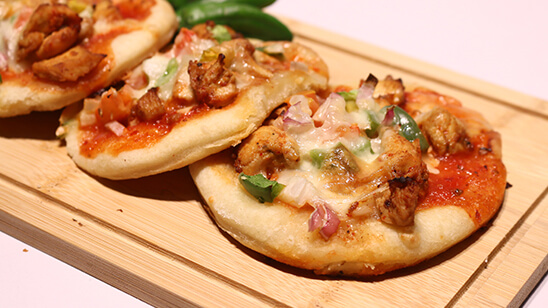 Mini Pizza Recipe | Tarka