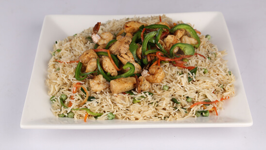 Oriental Chicken Rice Recipe | Tarka