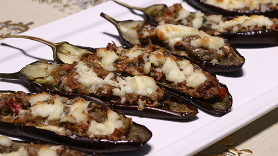 Baked Eggplant Recipe | Dawat