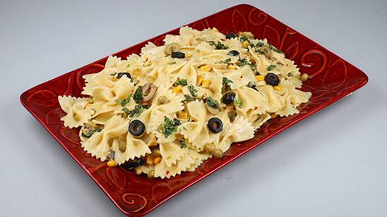 Creamy Bow Tie Pasta Recipe | Dawat